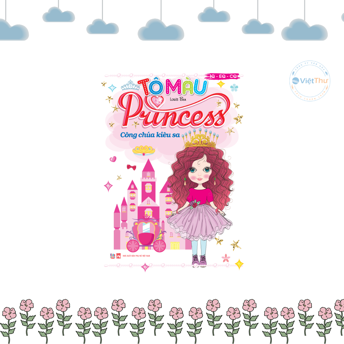 Sách -Combo 4 cuốn  Tô Màu Princess Công Chúa - Lộng Lẫy + Sành Điệu + Cá Tính + Kiêu Sa  (VT)