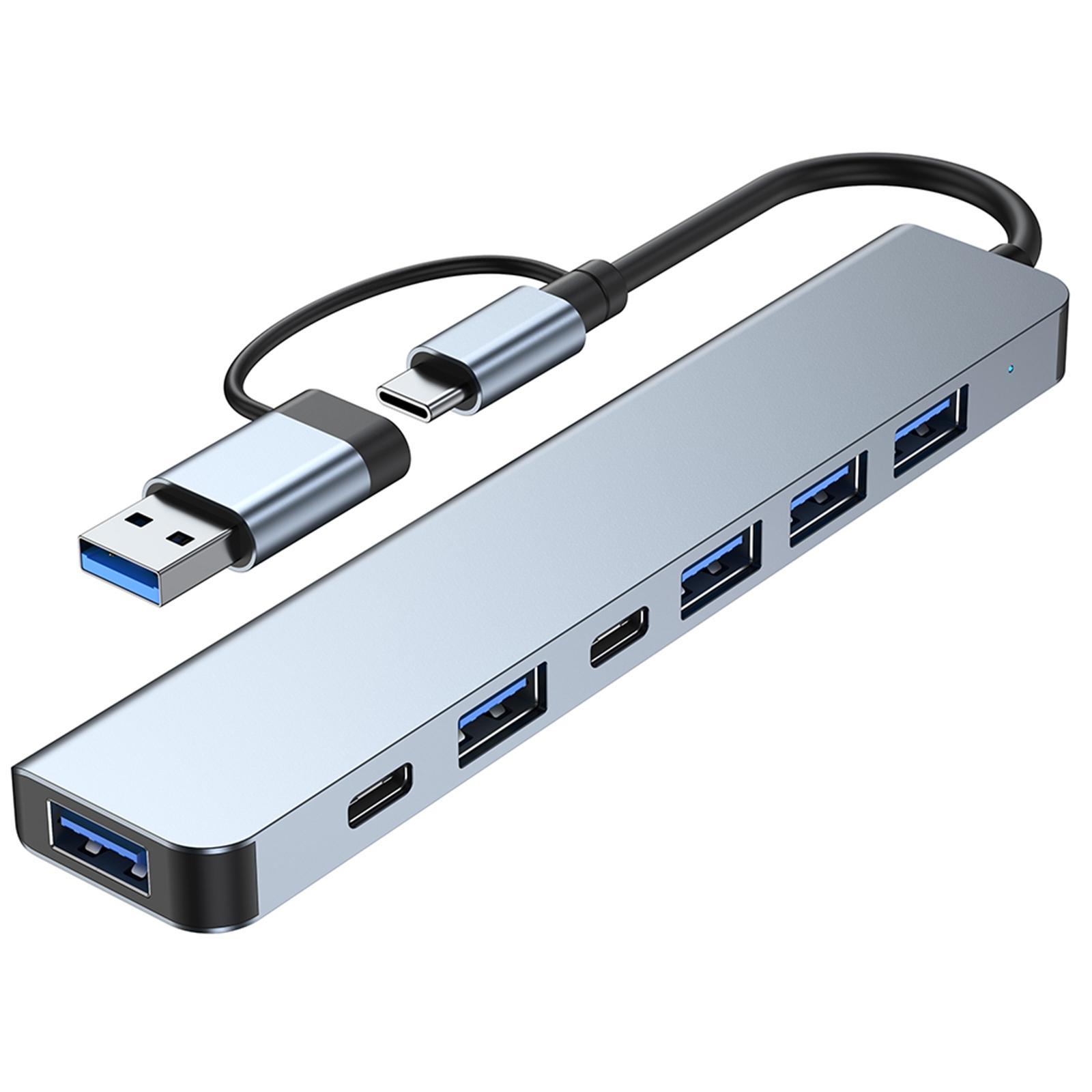 USB Hub 5Gbps Transfer Speed Office Docking Station for Computer