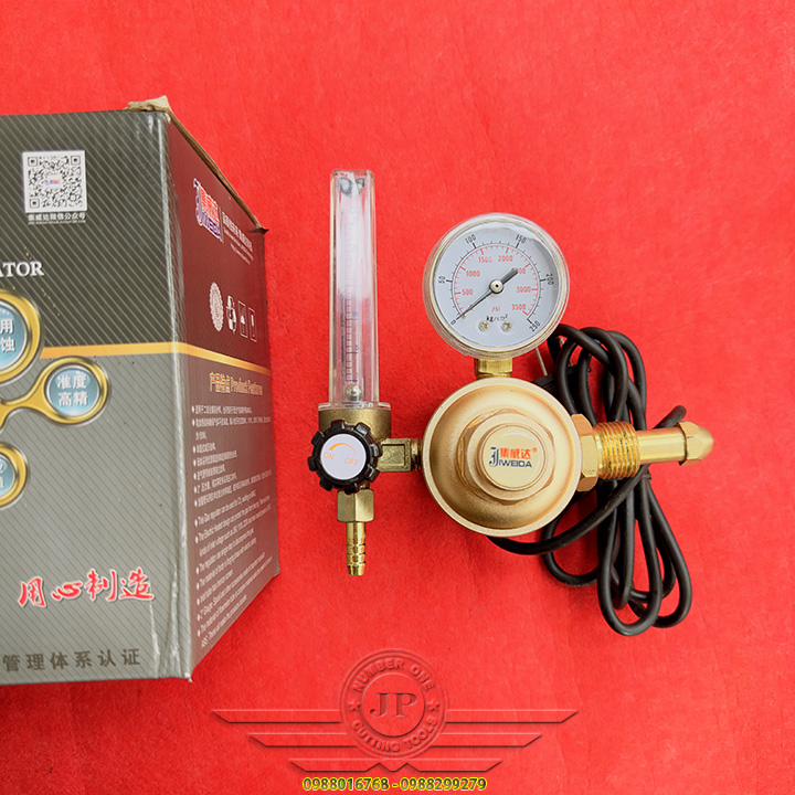 Đồng Hồ Khí Co2 Hàn Mig Ren Đồng 220V