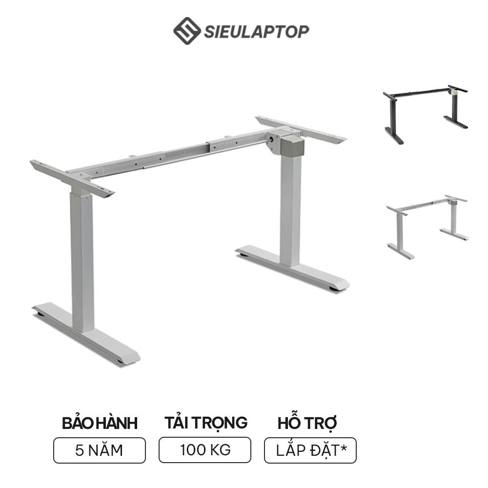 Chân bàn nâng hạ độ cao DESKI phù hợp mặt bàn 1m2-1m8