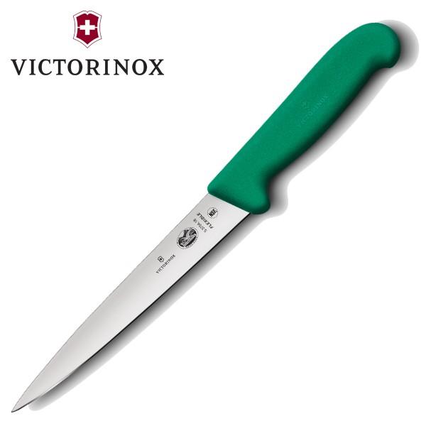Fillet Knife Dụng cụ bếp phi lê Victorinox 5.3704.18 màu xanh lá, lưỡi dài – Hãng phân phối chính thức