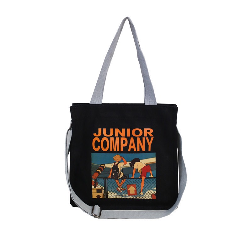 Túi tote vải đeo Junior compani hot trend