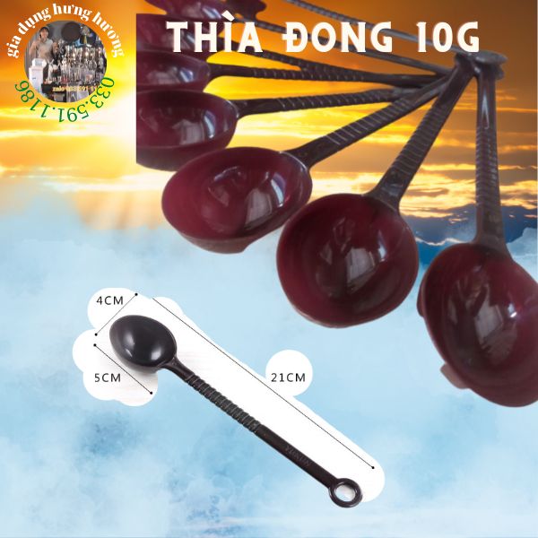SALE GIÁ SỈ TẠI XƯỞNG Thìa muỗng đong định lượng bột sữa pha chế màu nâu 10 gram