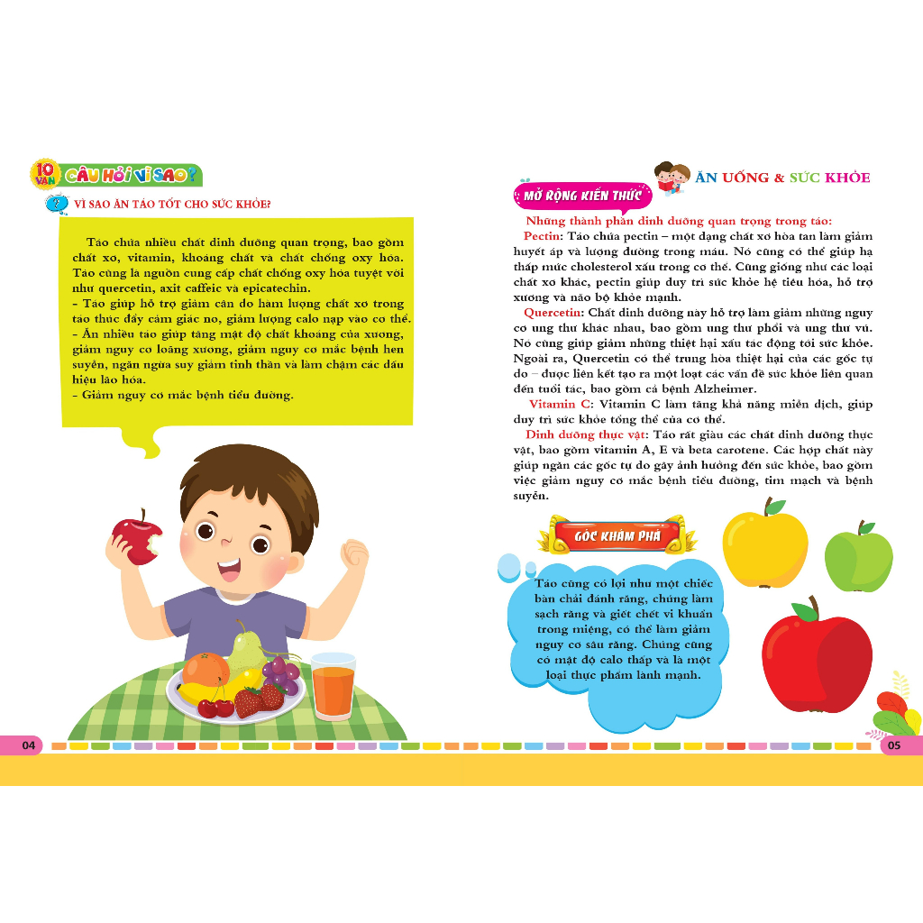 Sách - 10 Vạn Câu Hỏi Vì Sao: Ăn Uống Và Sức Khỏe