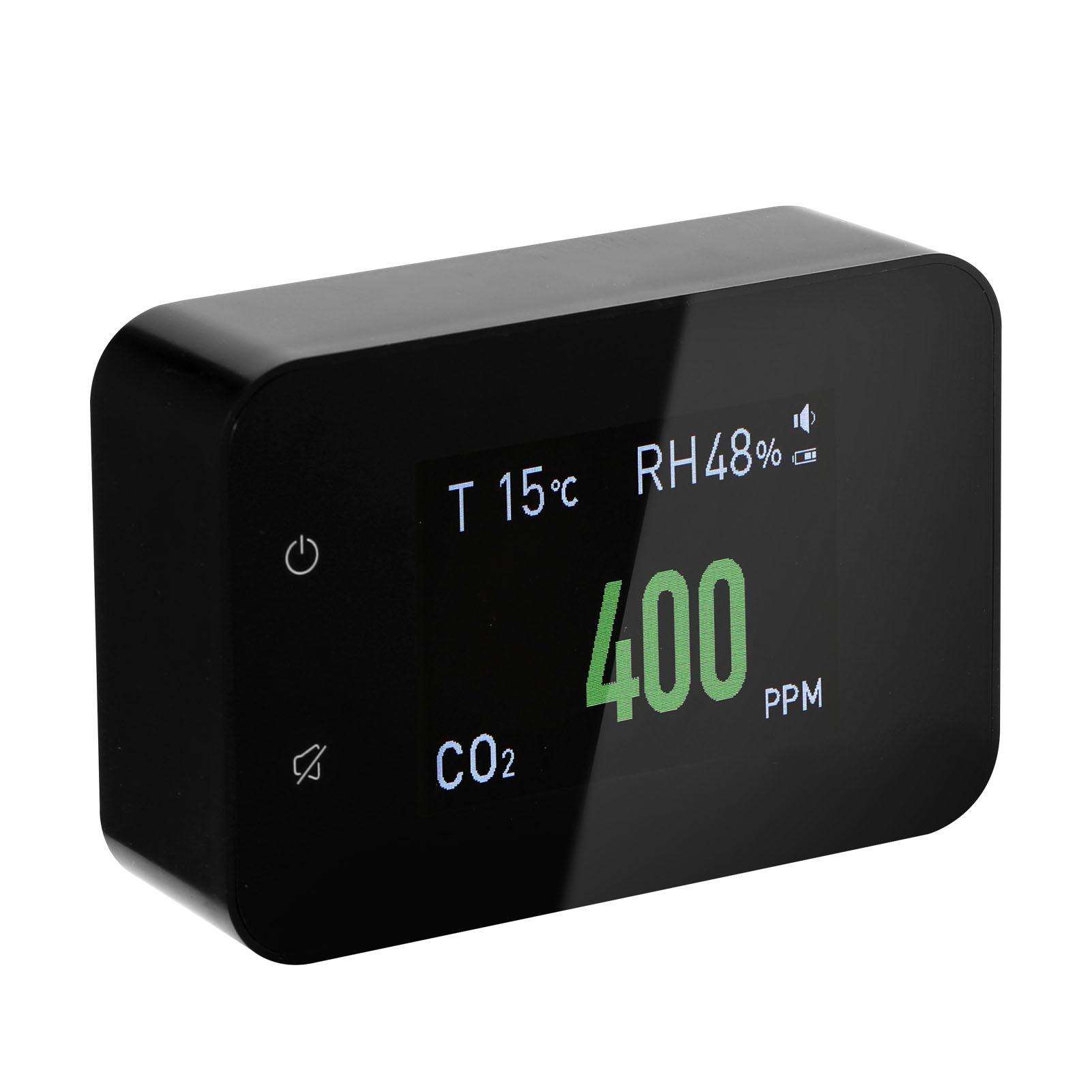 Household Air Quality Detector Multifunctional CO2 Tester with Carbon Dioxide Value Electricity Quantity Temperature