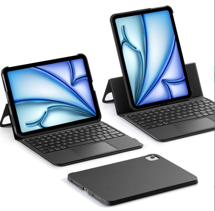 Bao da kèm bàn phím dành cho iPd Air/Pro 2024 ESR Ascend Keyboard màu đen - Hàng chính hãng