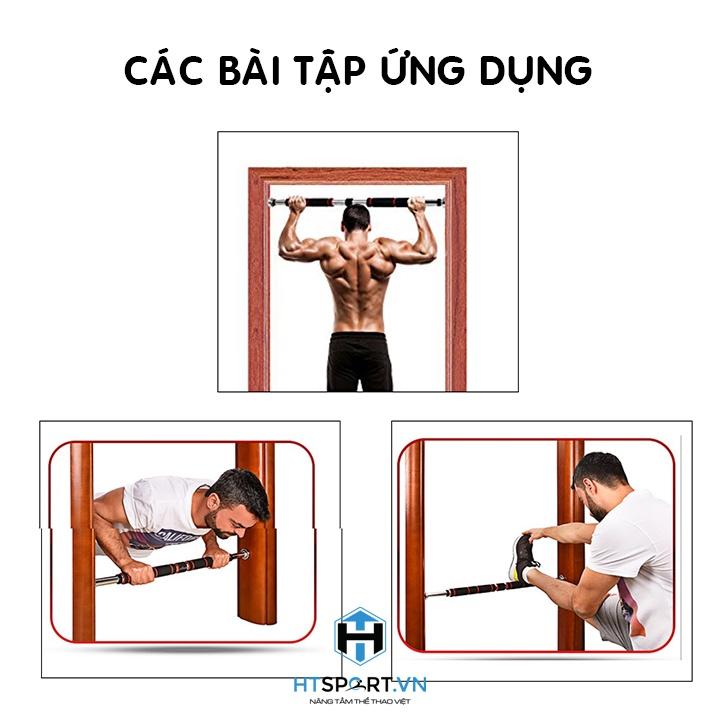 Xà Đơn, Thanh Xà Đơn Treo Tường Gắn Cửa Tập Gym, Tùy Chỉnh Độ Dài 60 - 150cm