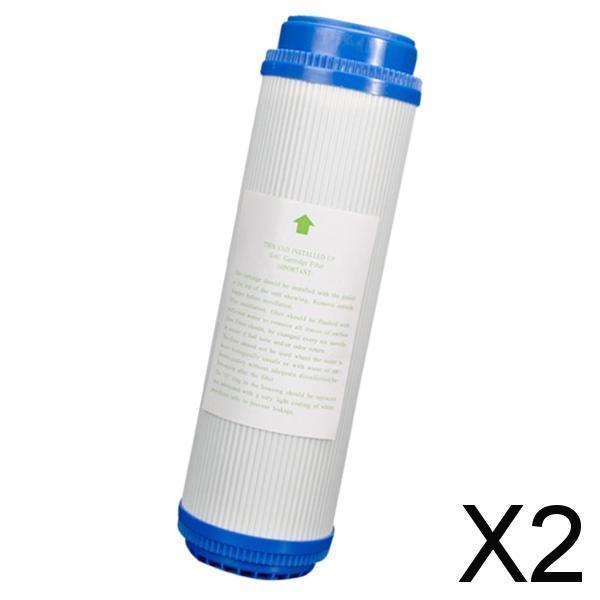 Water Purifier 2x 10 '' Granular Activated Carbon Coconut Shell Water Filter