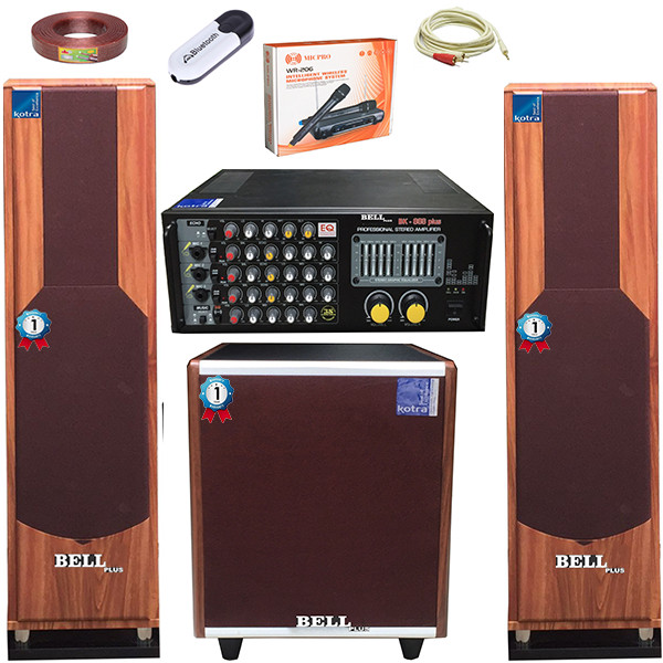 Bộ dàn karaoke gia đình và nghe nhạc SA - 337M BellPlus (hàng chính hãng)