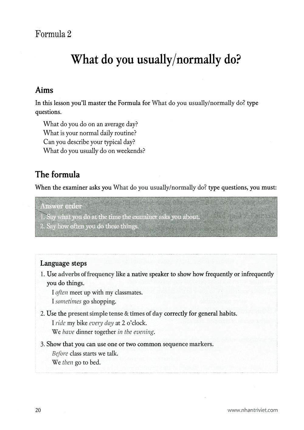 31 High-Scoring Formulas To Answer The Ielts Speaking Questions