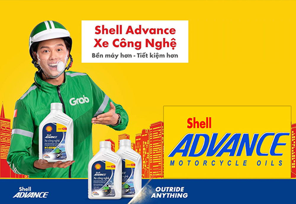 Nhớt Shell Advance Xe Công Nghệ Tech Bike 10W40 800ml Chính Hãng