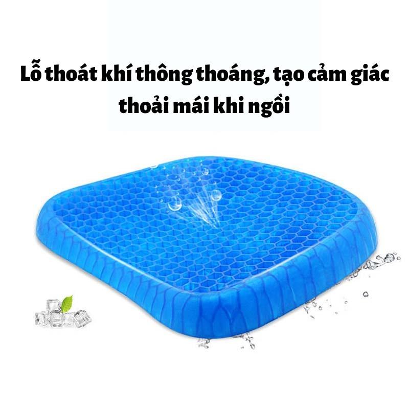 Đệm Ngồi, Đệm Lót Ghế Dạng Gel Thoáng Khí, Điều Hoà Tuần Hoàn