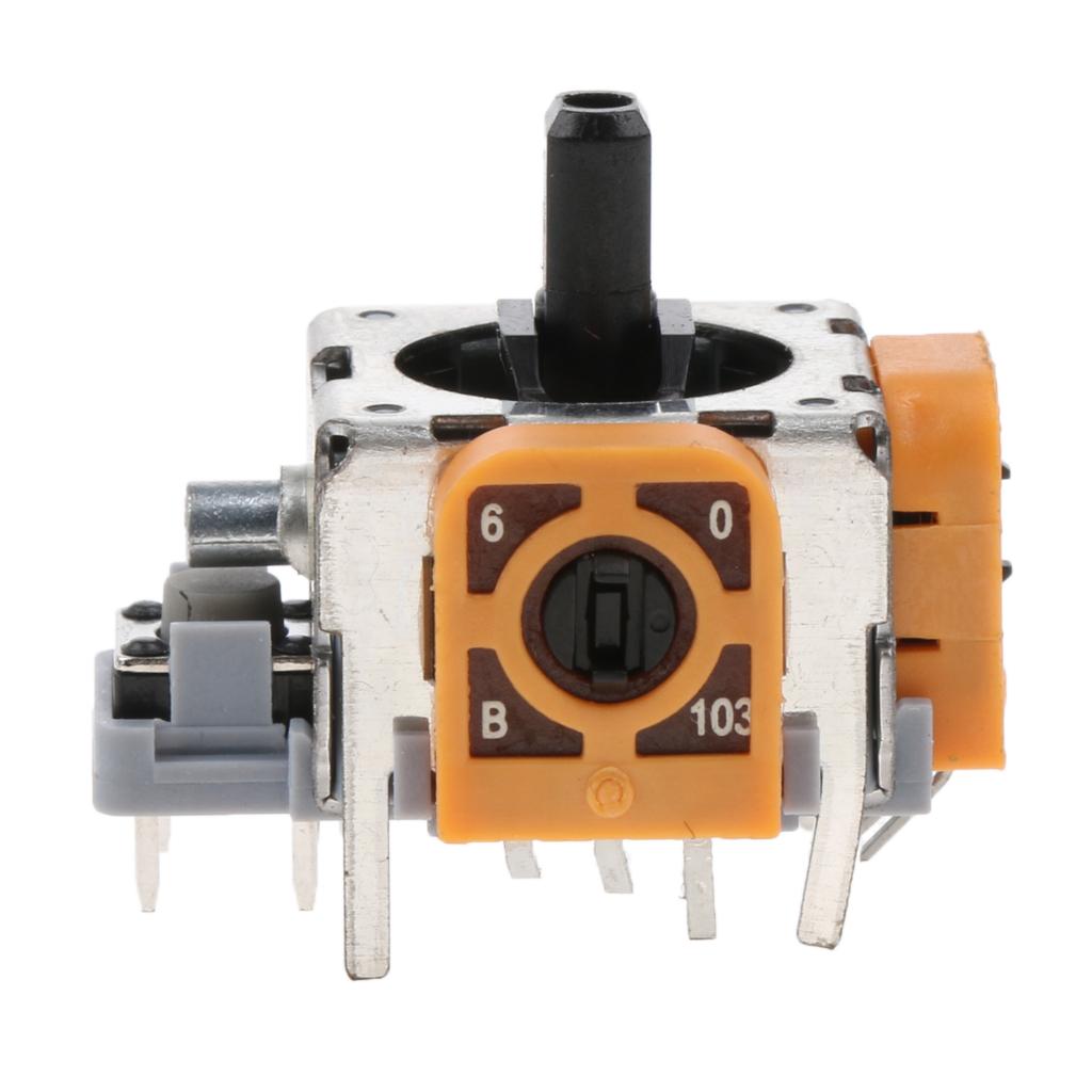 3D Controller Joystick Axis Analog Sensor Module Replacement For Microsoft Xbox 360, Yellow