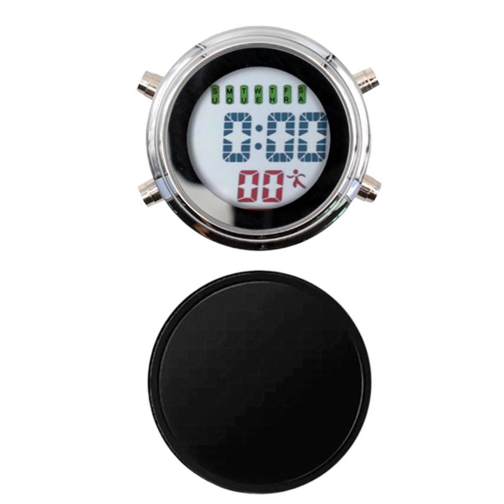 2x Waterproof Mini Wall Clock Shower Clock Watch with