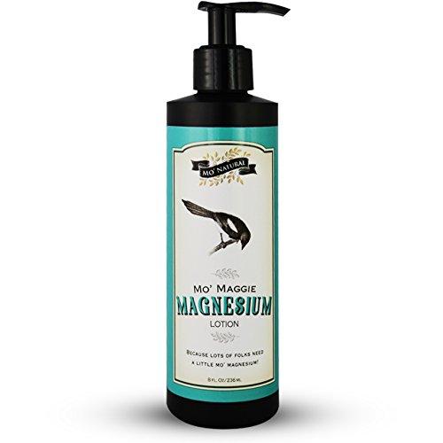 Mo’ Maggie Magnesium Lotion - Highest Concentration of Genuine Zechstein Magnesium in a Lotion - Wholesome & Organic Opulent Oils & Shea Butter- 8 Fluid Ounces - by Mo' Natural