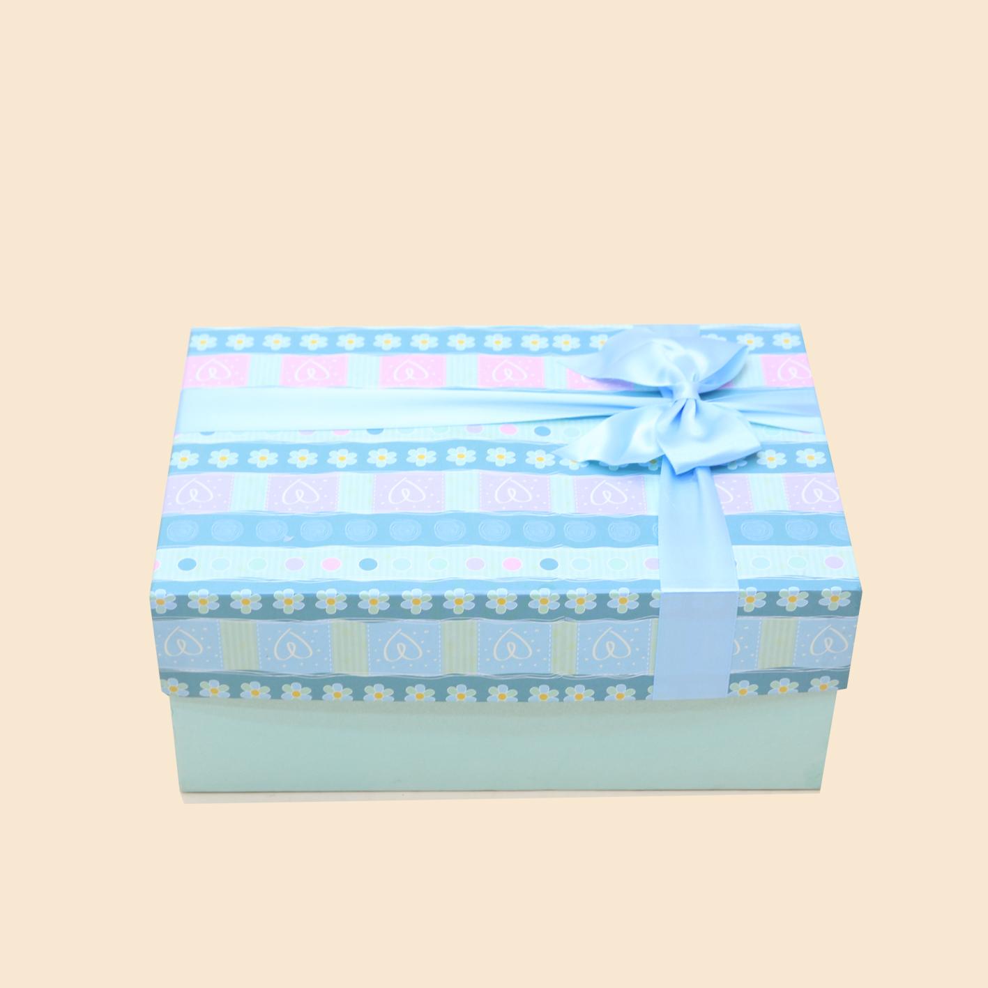 Hộp quà chữ nhật xanh tiffany - Rectangular tiffany gift box