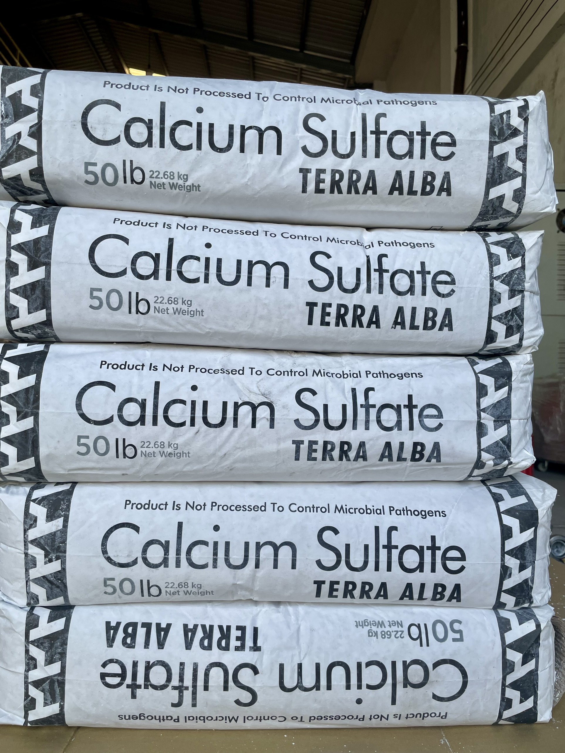 Calcium sulfate Mỹ 23kg thạch cao tinh khiết 99% dùng trong thực phẩm