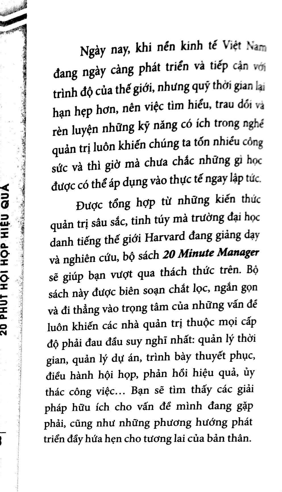 20 Phút Hội Họp Hiệu Quả (20 Minute Manager)