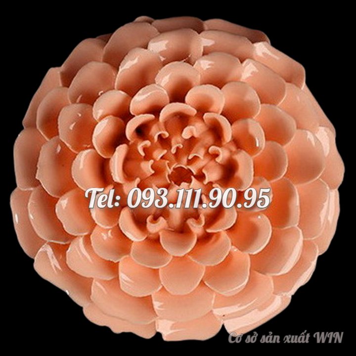 Khuôn silicon làm bánh, rau câu hoa thược dược đại đóa loại 11 cm - Mã số 1273