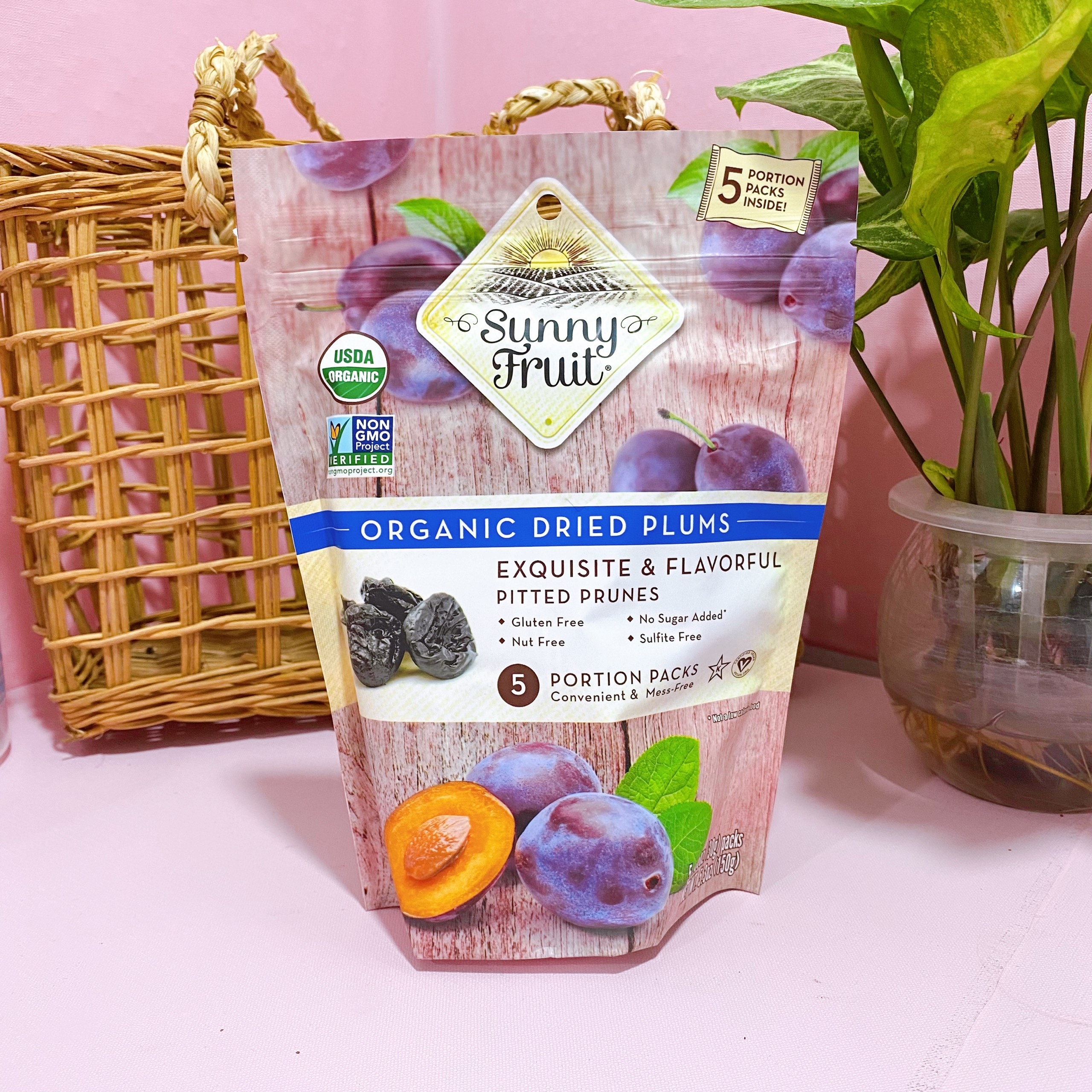 Mận khô hữu cơ Sunny Fruit 150g