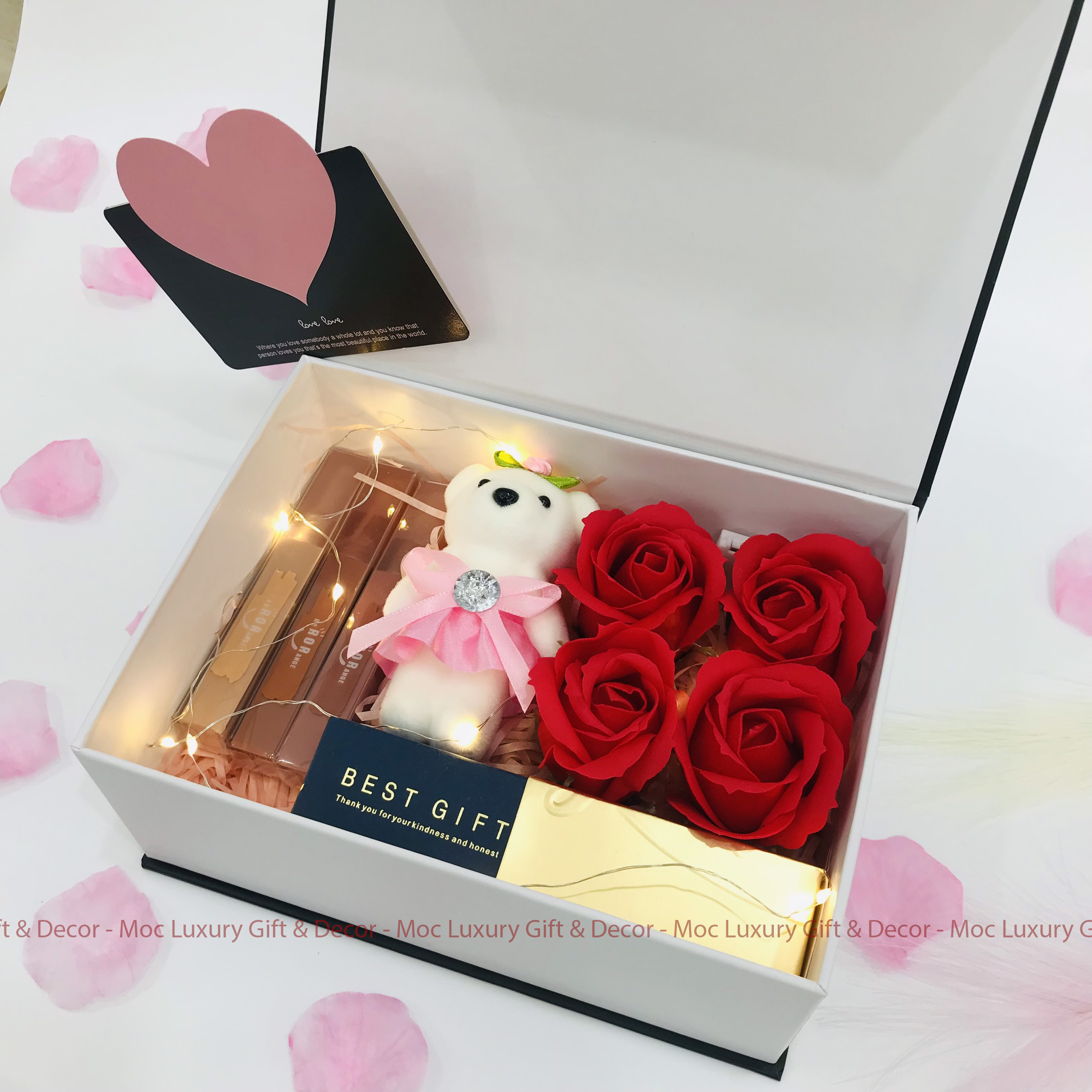 SET HỘP QUÀ TẶNG &quot;YÊU ĐƯỢC KHÔNG&quot; QUÀ TẶNG VALENTINE, TẶNG BẠN GÁI VÀ TỎ TÌNH CRUSH