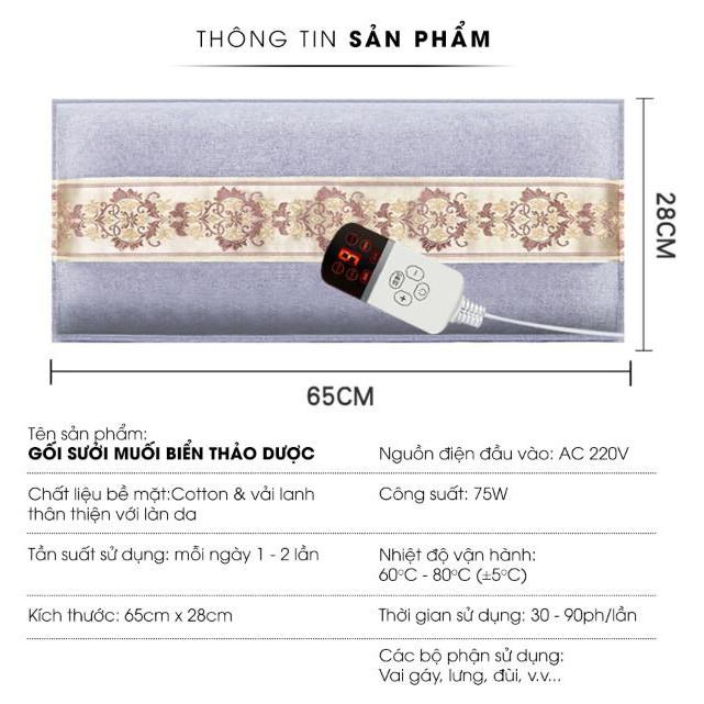 Gối sưởi muối biển Thảo Dược - Home and Garden