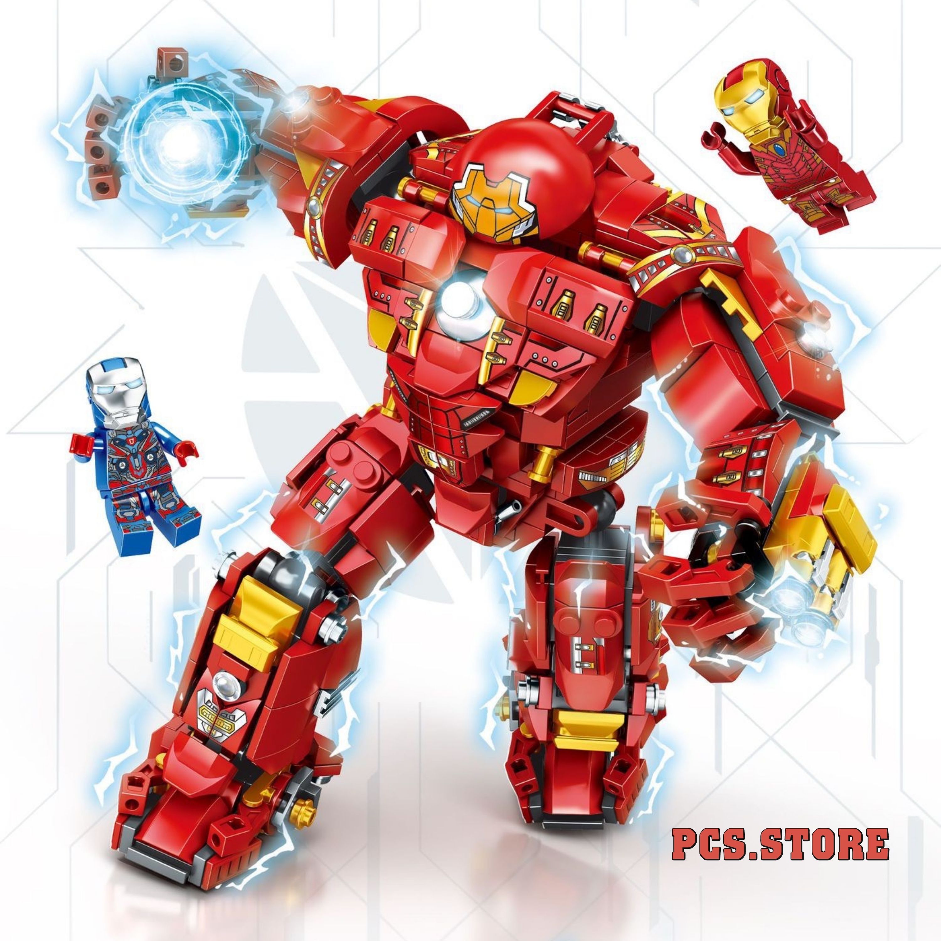 Đồ Chơi Lắp Ráp Robot Siêu Anh Hùng  Ironman Hulkbuster Marvel - PCS STORE