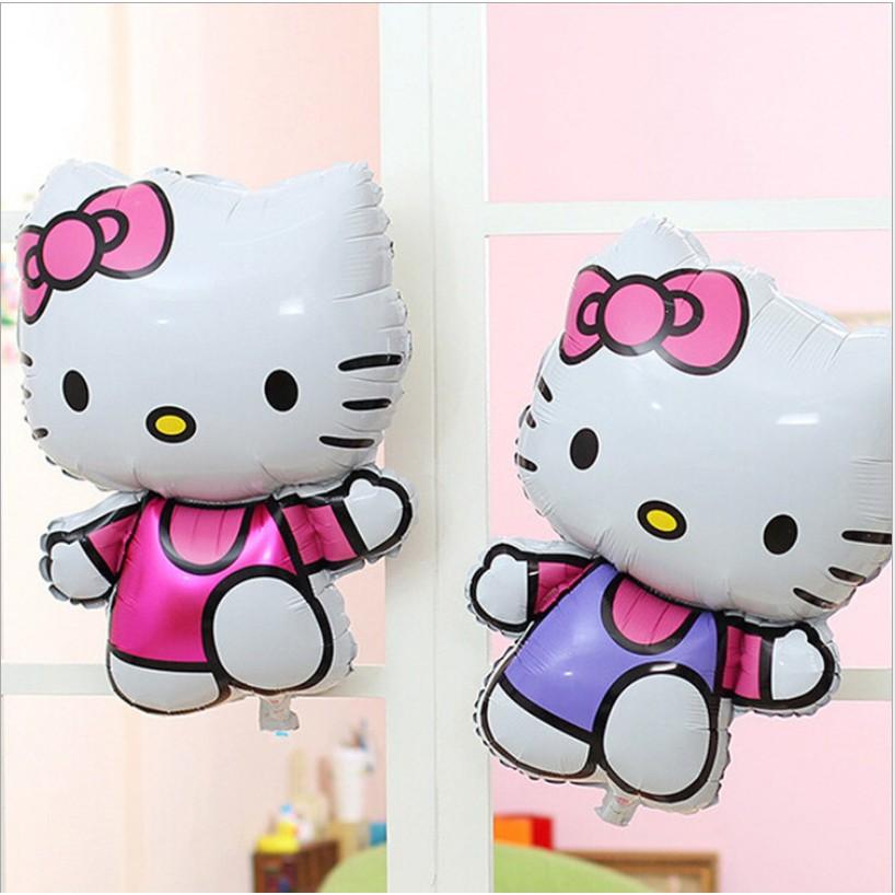 SET TRANG TRÍ SINH NHẬT BÉ GÁI - BÓNG BAY SINH NHẬT GIÁ RẺ - BÓNG MÈO KITTY -PHỤ KIỆN SINH NHẬT GIÁ RẺ, GIÁ SỈ