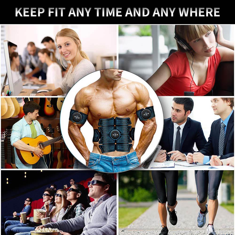 Eletroestimulador EMS Kích thích cơ bụng