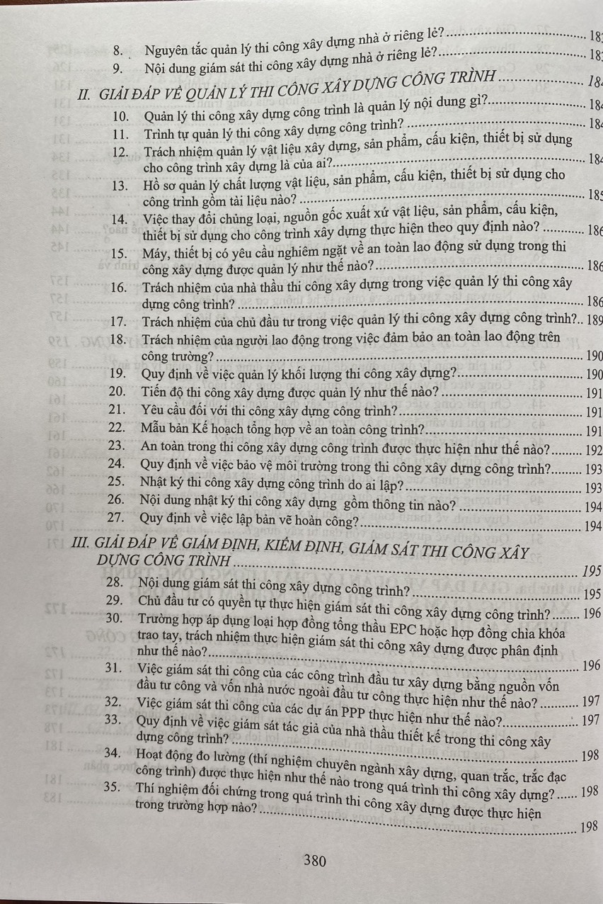 Giải Đáp Những Vướng Măc Trong Công Tác Quản Lý Dự Án Và Chi Phí Đầu Tư Xây Dựng Công Trình Dành Cho Chỉ Huy Trưởng, Thiết Kế, Thi Công, Nghiệm Thu Xây Dựng Công Trình