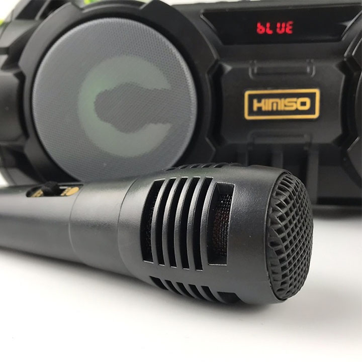 Loa Karaoke Bluetooth Xách Tay KM S2 Siêu Bass Kèm Mic Hát Tặng Giá Đỡ Điện Thoại Hình Hoa