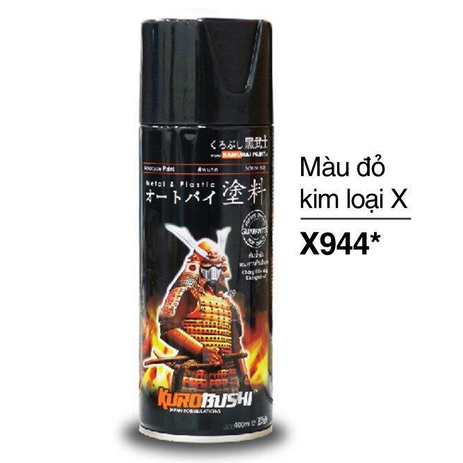 Sơn xịt Samurai Kurobushi - Màu đỏ kim loại X - X944 (400ml)