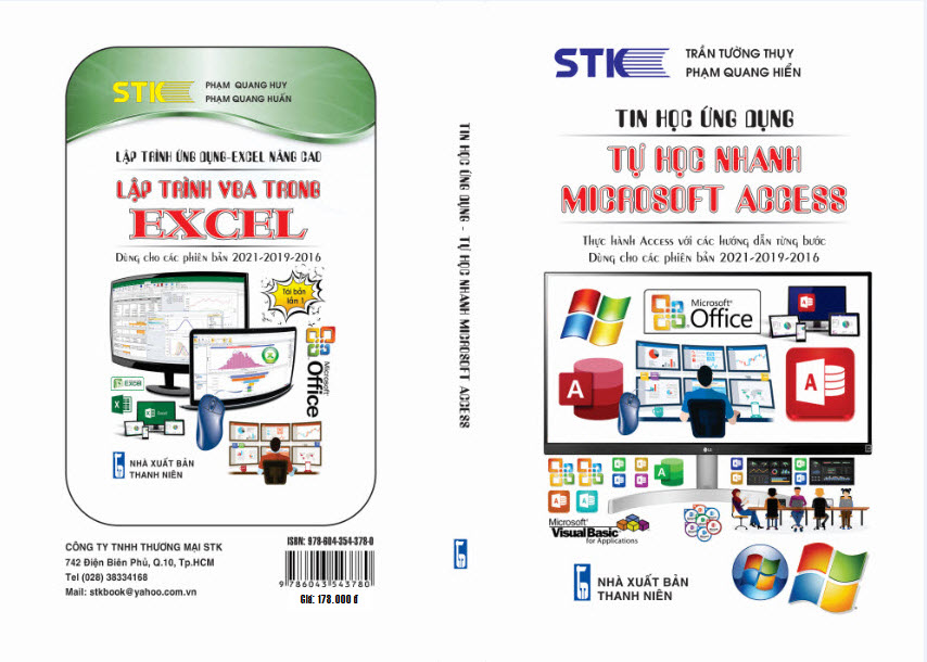 Sách Tin học ứng dụng tự học nhanh microsoft access ( STK)