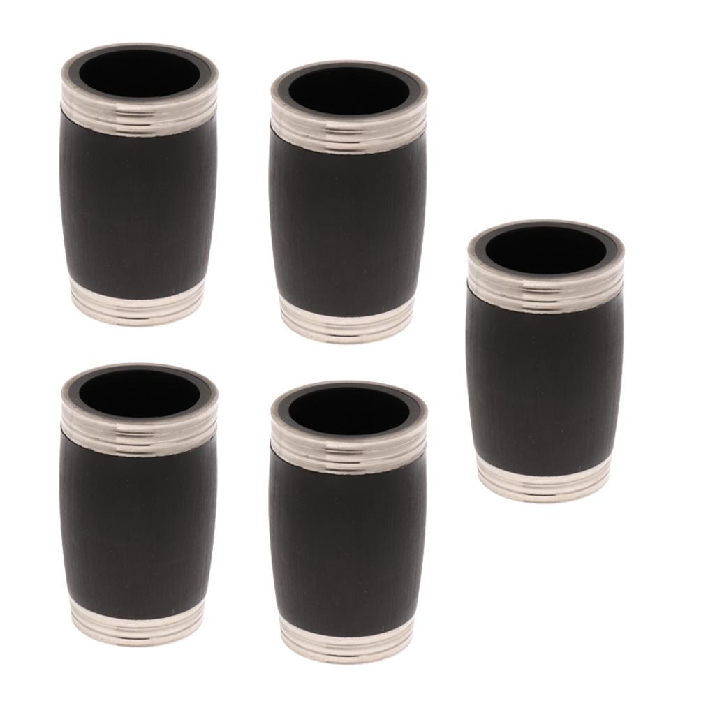 5 Chiếc Hợp Kim Kẽm BB Clarinet Thùng Sân Đường Ống Woodwind Nhạc Cụ Phần