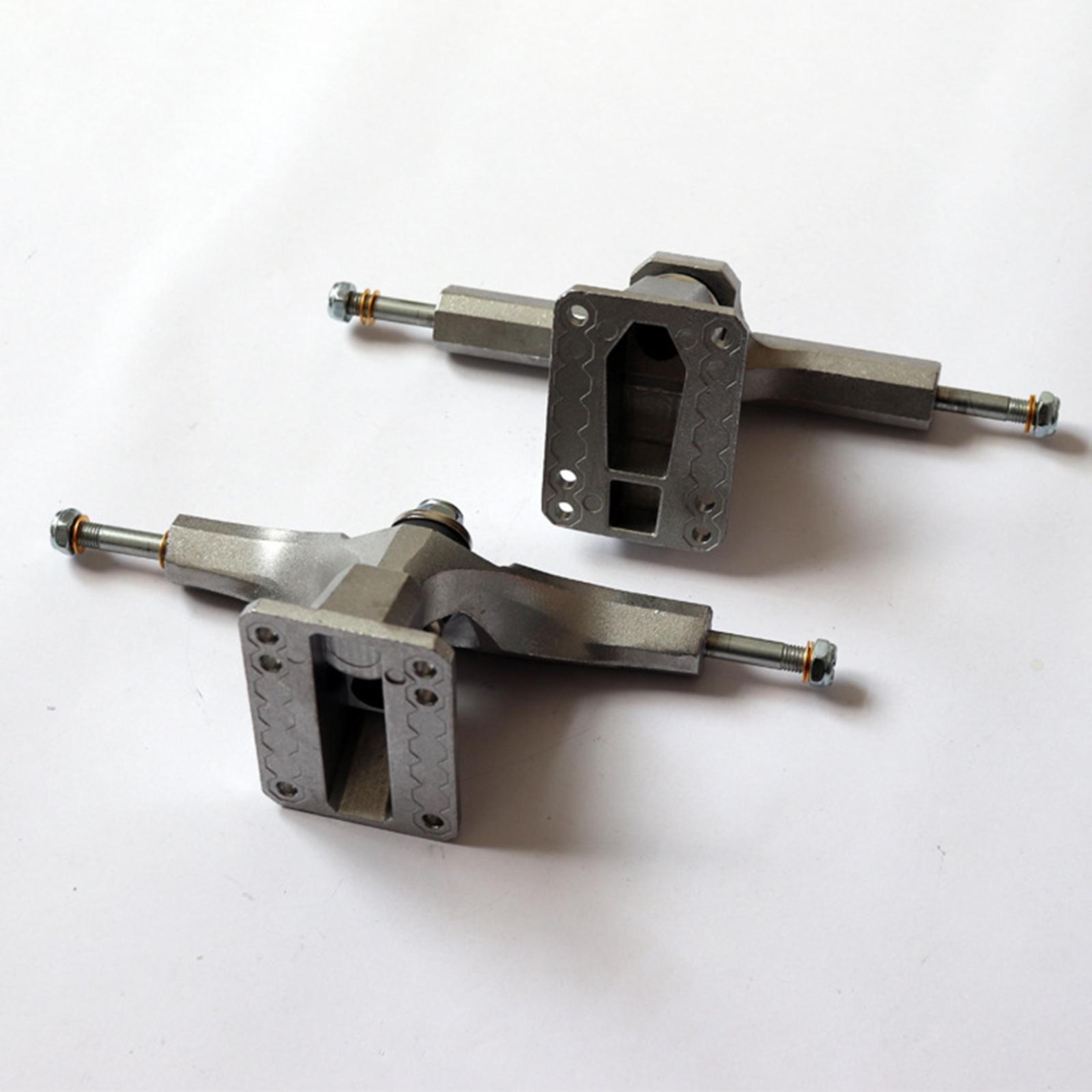 1Pair Skateboard Trucks 6.25 Hangar Aluminum Alloy for Longboard Deck Cruise