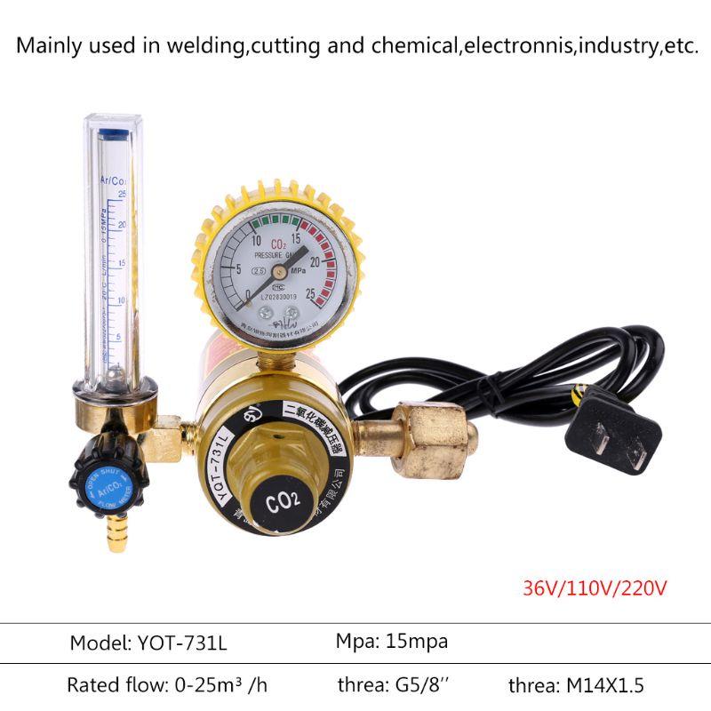 Đồng Hồ Đo Áp Suất Khí Co2 220v