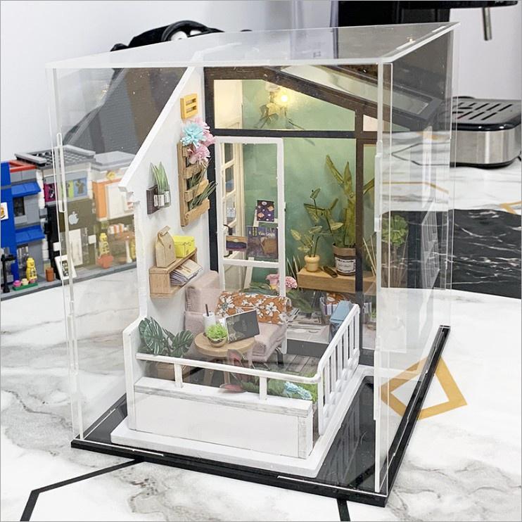 Hộp nhựa cứng PVC bảo vệ xe mô hình nhiều tỷ lệ bearbrick và chống bụi đồ chơi lắp ghép mô hình kiến trúc các kích thước