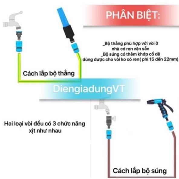 Bộ vòi rửa xe, tưới cây cao cấp 5m, 10m,15m,20m M319576622 622576622