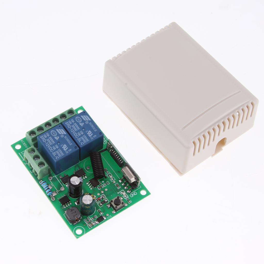 Wireless Remote Control Switch AC85V—220V 2CH Relay