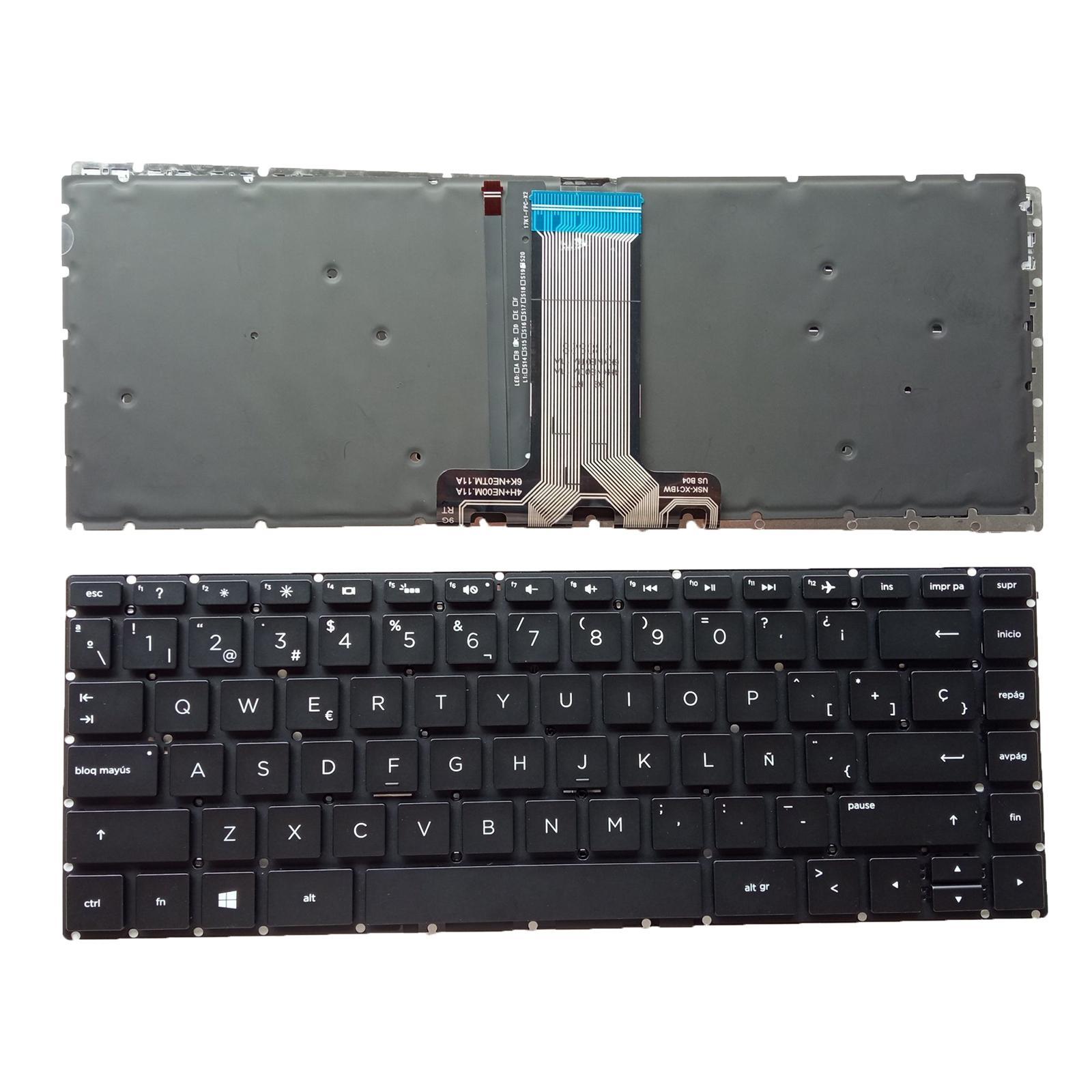 Laptop Keyboard Replacement Spanish for 14-Bk Tpn-W125