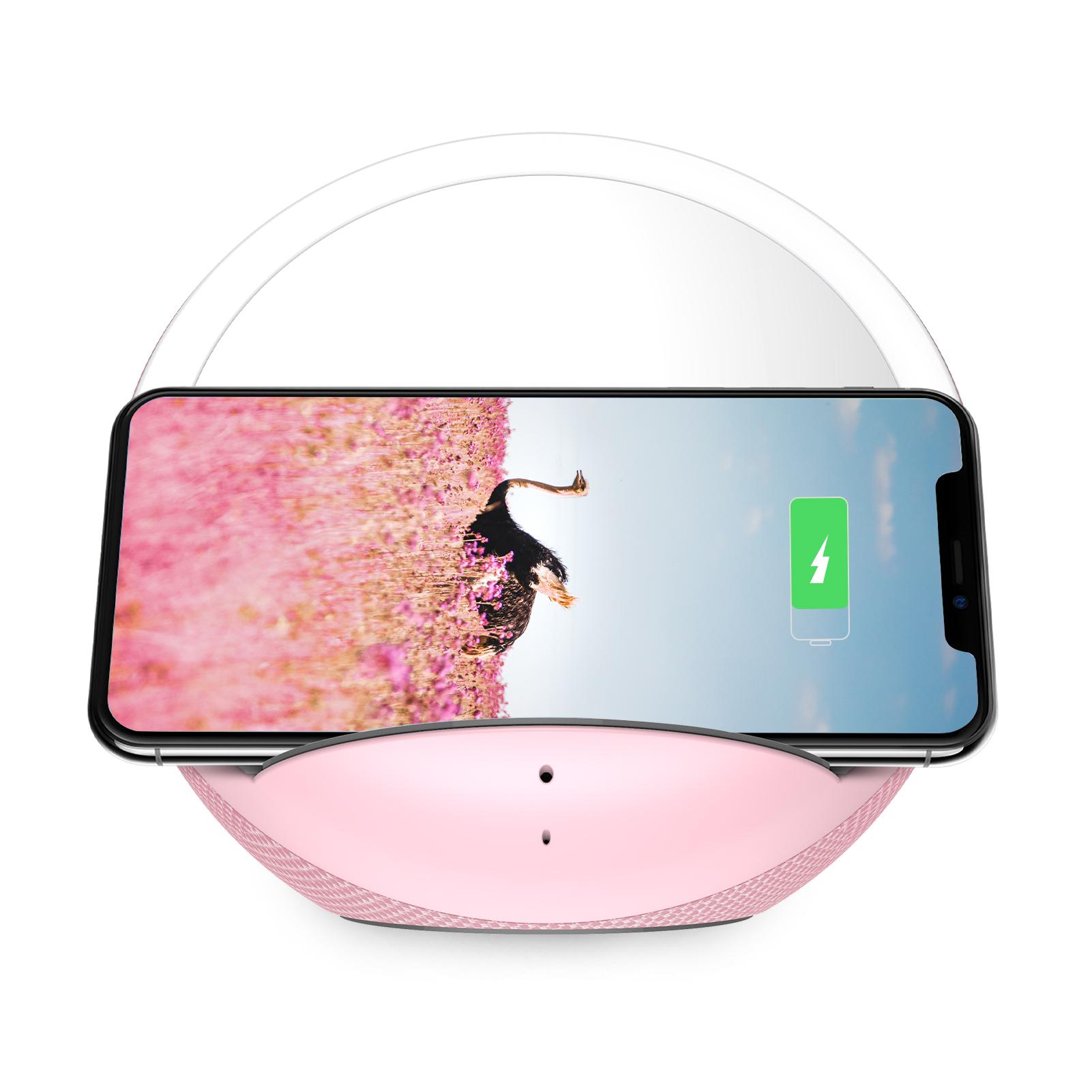 Loa bluetooth không dây có giá đỡ điện thoại