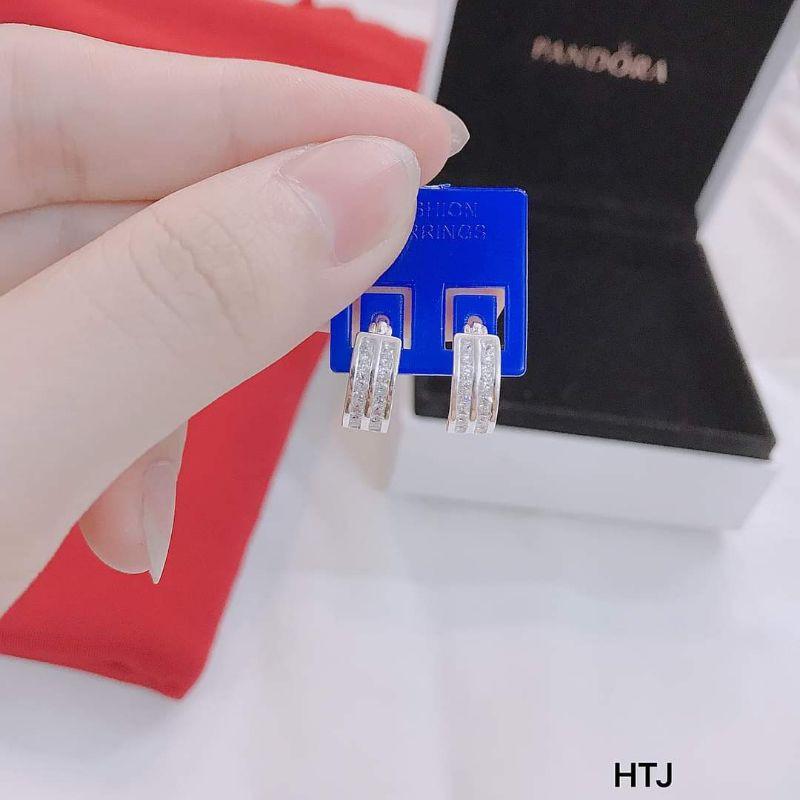 Bông tai kiểu bấm bạc ta