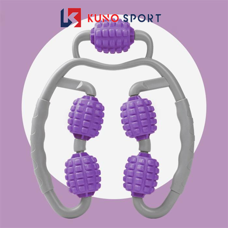 Con lăn massage KUNOSPORT giúp bắp chân tay thon gọn giãn cơ tập yoga,mát xa vai cổ nam nữ tiện lợi dụng cụ mát xa cao cấp