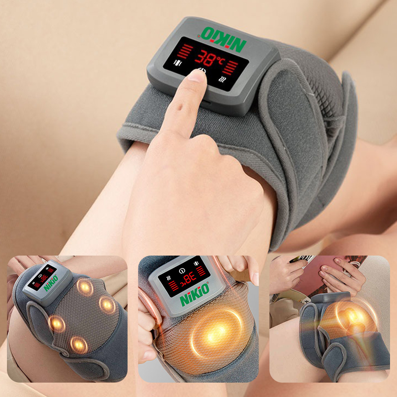 Máy massage đầu gối, vai, khớp gối Nikio NK-185D - Công nghệ rung nóng, giảm đau khớp gối