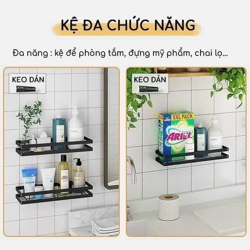 kệ chữ nhật dán tường thép sơn tĩnh điện