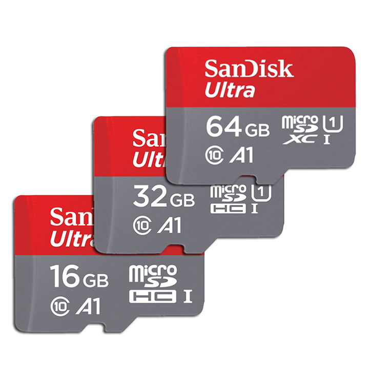 Thẻ nhớ MicroSD SanDisk Ultra Class10 A1 64GB 100Mb/s - Hàng chính hãng