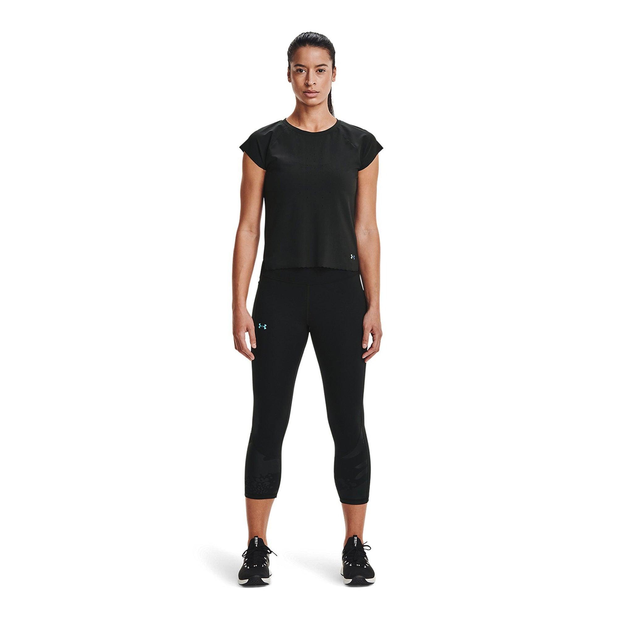 Quần legging thể thao nữ Under Armour RUSH No-Slip Waistband Tonal - 1365356-001