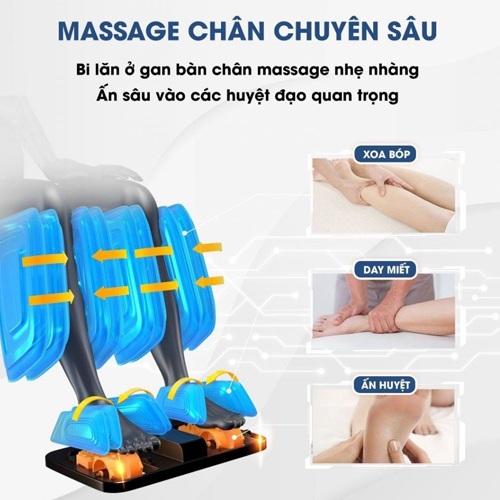 Ghế massage toàn thân cao cấp công nghệ Nhật Bản Washima WA – Mibu1000