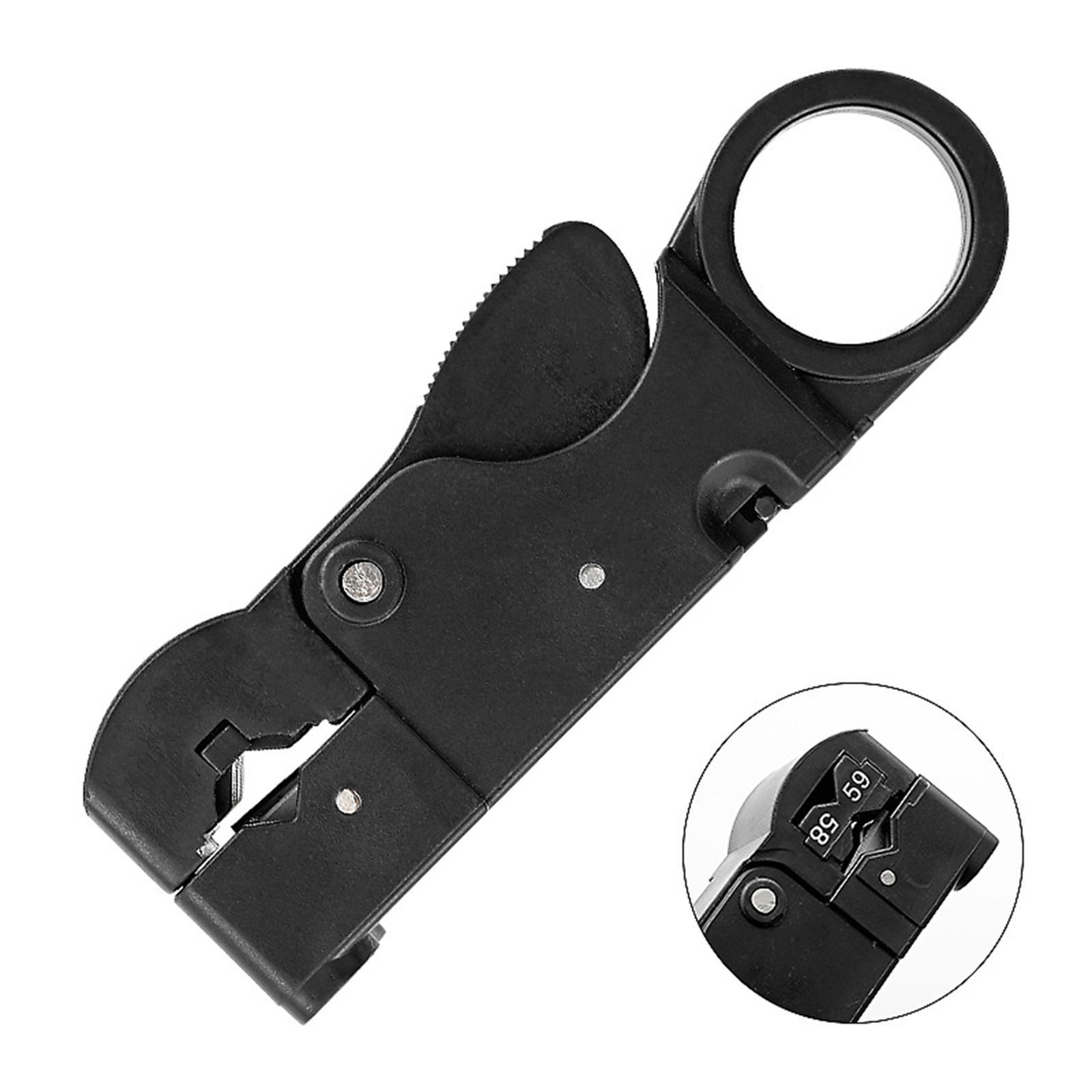 Multifunctional Coaxial Cable Stripper Stripping Plier Wire Stripper for RG3C RG4C