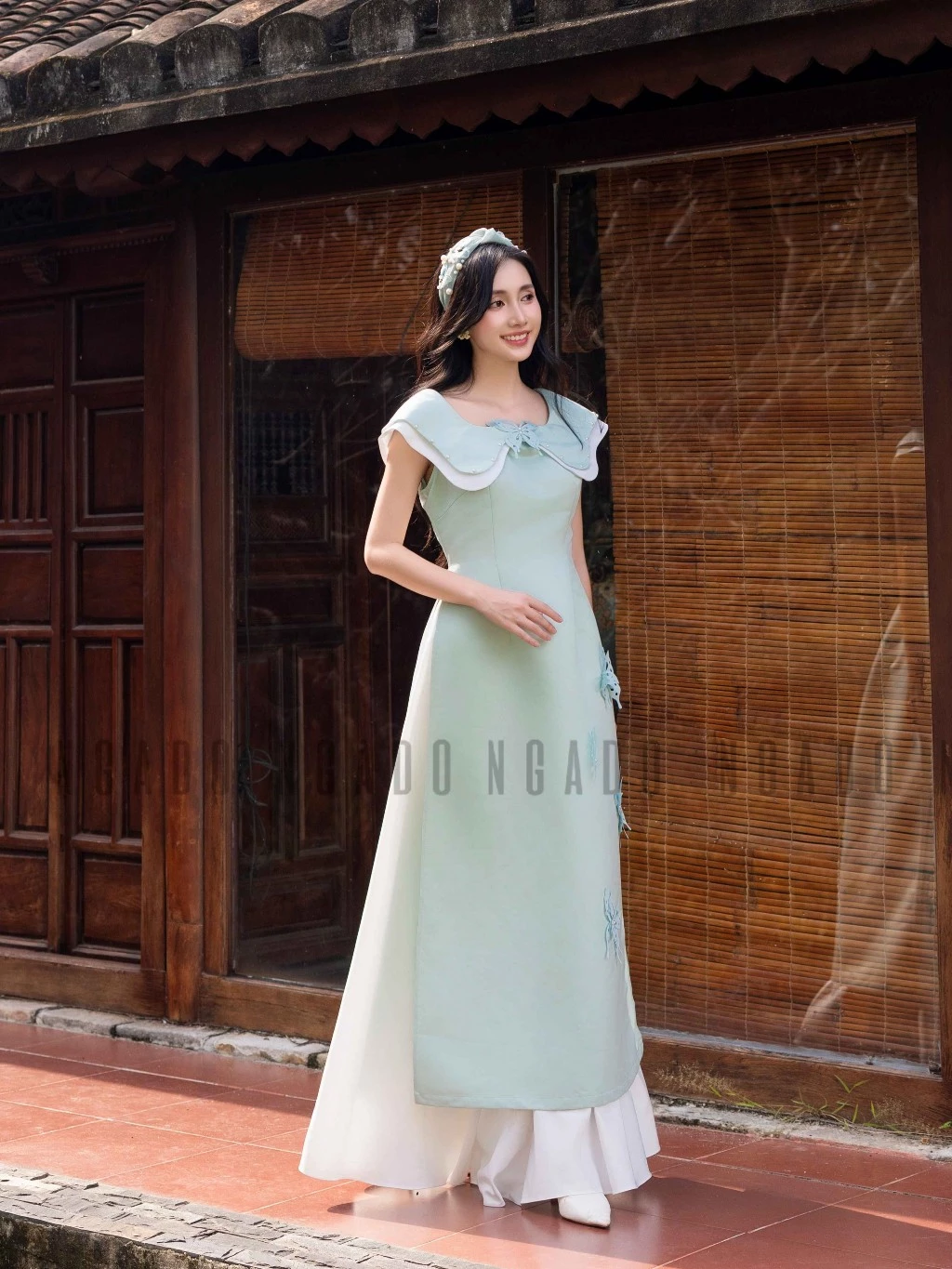 Áo dài Trúc Giao NGADO , áo dài truyền thống , áo dài cách tân